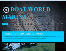 Tablet Screenshot of boatworld-marina.com
